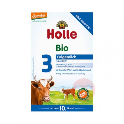 Holle - Folgemilch 3 bio - 0,6 kg - 3er Pack