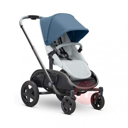 Quinny Bringen Sie einen großen Einkaufskorb mit tragbarem blauem Babywagen mit