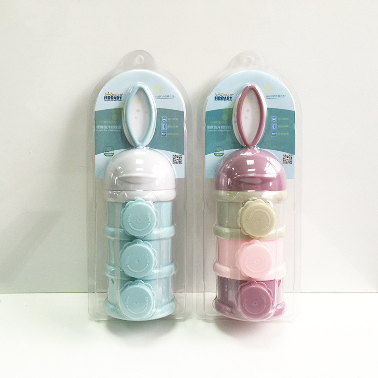 Tragbare dreischichtige Milchpulver Verpackung Box