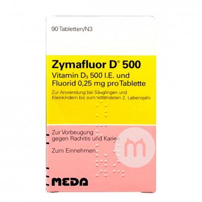 Zymafluor D 500 Tabletten, 90 St. Tabletten