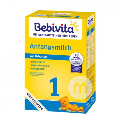 Bebivita 1 Anfangsmilch - von Geburt an, 4er Pack (4 x 500g)