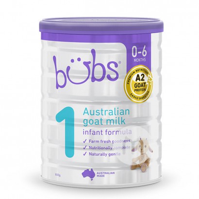 Bubs Säuglingsnahrung Ziegenmilchpulver Stufe 1 800 g * 3 Dosen 