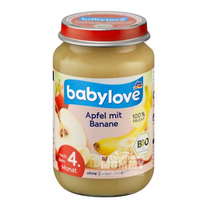 Babylove Bio Apfel-Bananen-Püree üb...