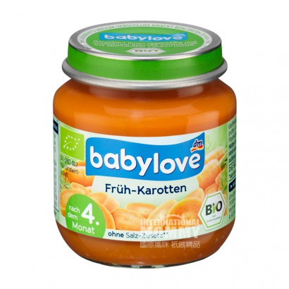 Babylove Bio-Karottenpüree 4 Monate...