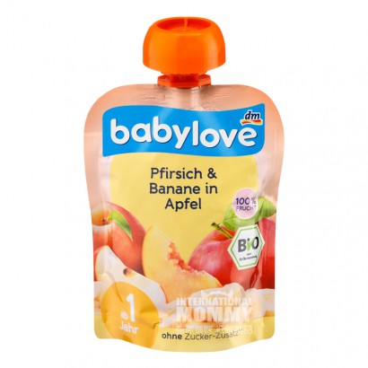 Babylove Bio Apfel-Pfirsich-Bananen...