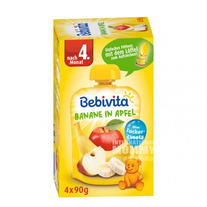 Bebivita Bananen-Apfel-Püree über 4...