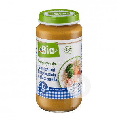 DmBio Bio-Gemüse-Käse-Nudelpüree 12...