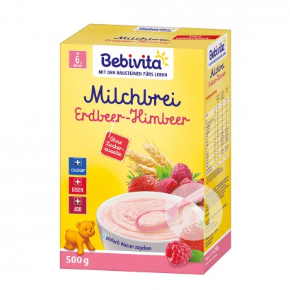 [4 Stück] Bebivita Erdbeer-Himbeer-...