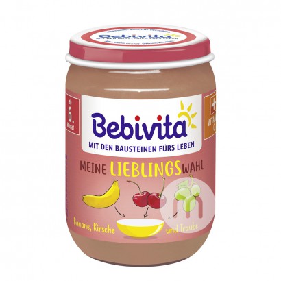 Bebivita Bananen-Kirsch-Traubenpüre...