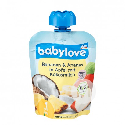 Babylove Bio-Bananen-Ananas-Apfel-K...