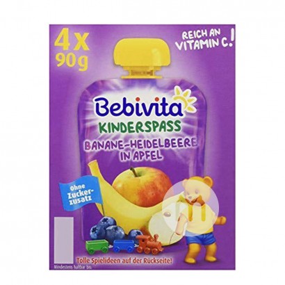 [2 Stück] Bebivita Banana Blueberry...