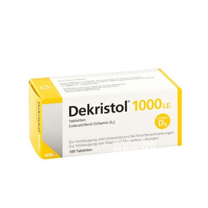 Dekristol 1000 I.E. Tabletten bei V...