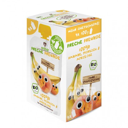 Erdbar Bio Bananen-Pfirsich-Aprikos...