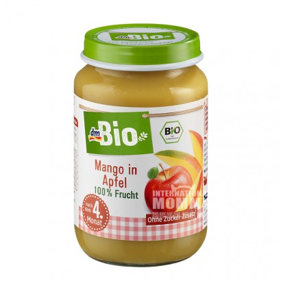 DmBio Bio-Apfel-Mango-Püree 4+ Mona...