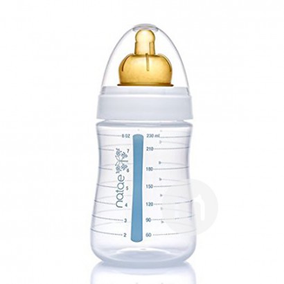 Natae Weithals-Gummisauger PP Flasche 230ml 6-18 Monate 