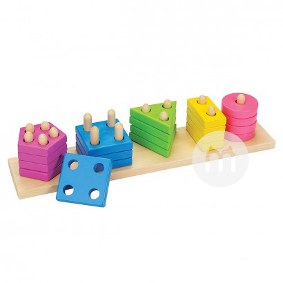 Goki Deutsche Baby Geometrie Set Säule frühe Bildung Spielzeug