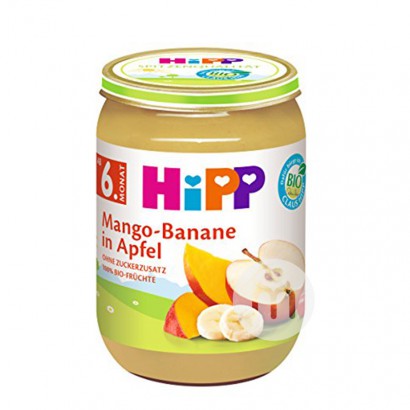 【4 Stück】HiPP Bio Mango-Bananen-Apf...