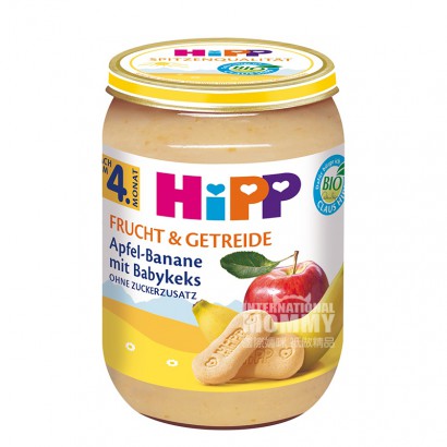 【4 Stück】HiPP Bio-Apfel-Bananen-Kek...