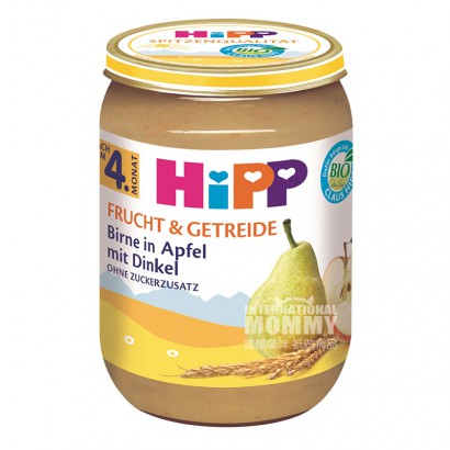 【4 Stück】HiPP Bio Birnen-Apfel-Korn...