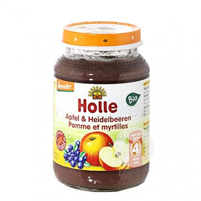 Holle Bio-Apfel-Blaubeer-Püree 4+ M...