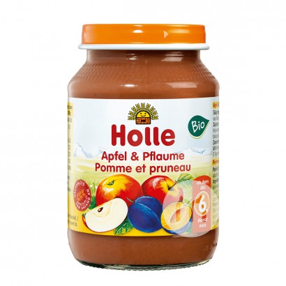 【2 Stück】Holle Bio-Apfel- und Zwets...