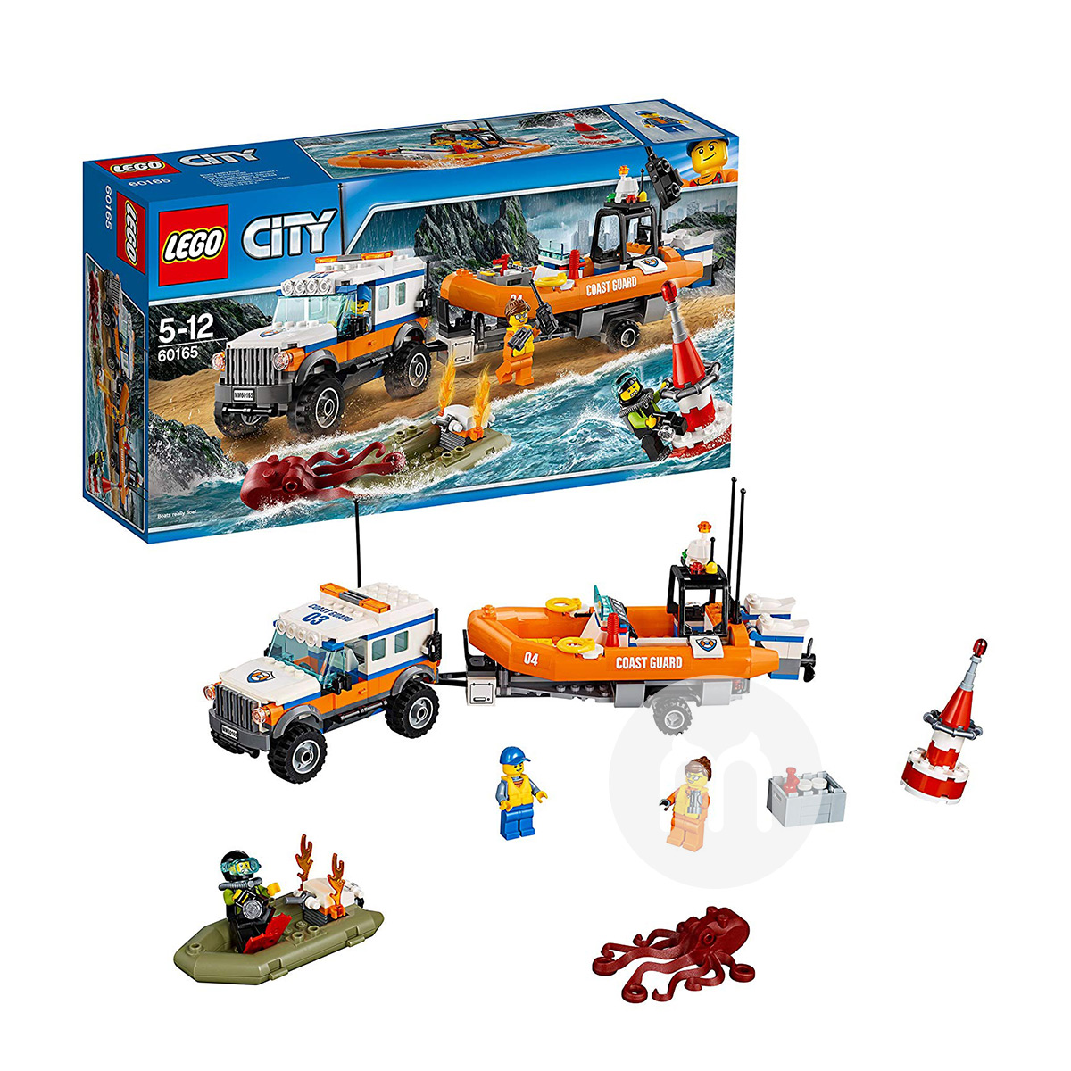 LEGO City Series SUV-Rettungsboot 6...