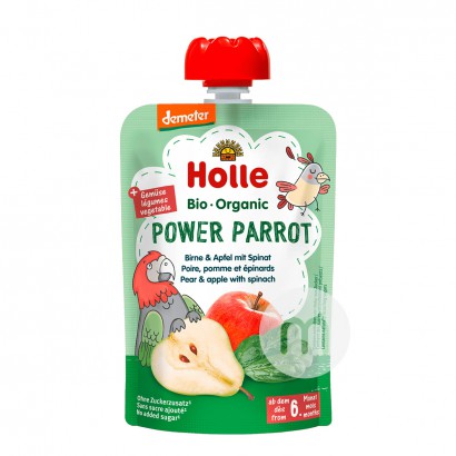 Holle Bio-Apfel-Birnen-Spinat-Püree...