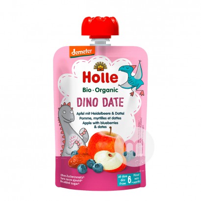 Holle Bio Dattel-Blaubeer-Apfel-Pür...