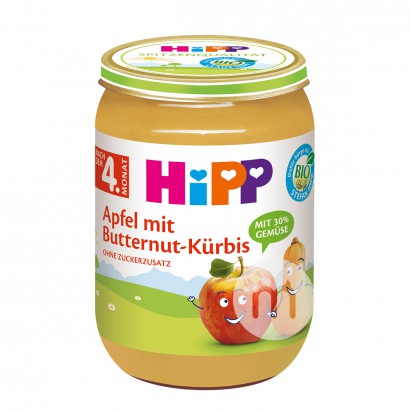 【4 Stück】HiPP Bio Apfel-Butternuss-...