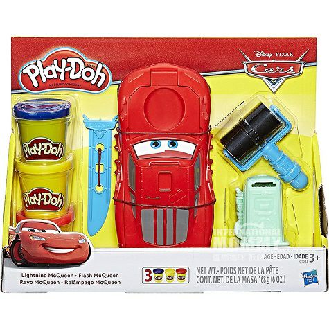 Play Doh Cars R-Car King McQueen Pl...
