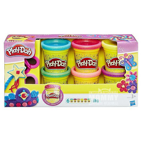 Play Doh 6-farbig leuchtendes ungif...