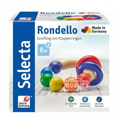Selecta Deutsche Baby Holz bunte Pe...