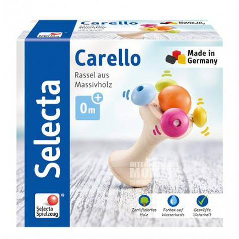 Selecta Deutsche Baby Holz Rassel b...