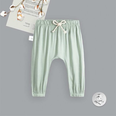 Verantwortung Junge und Mädchen frischen europäischen und amerikanischen Stil Frühling und Herbst Dünn PP Pants Grün