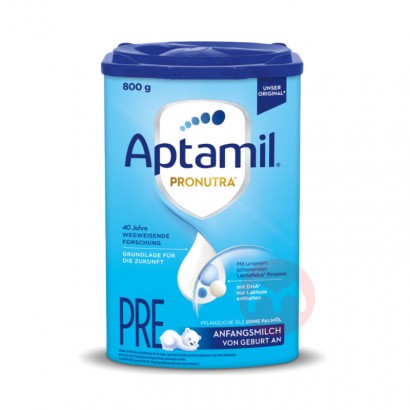 Aptamil Pronutra PRE, Anfangsmilch von Geburt an, Baby-Milchpulver (6x 800 g)