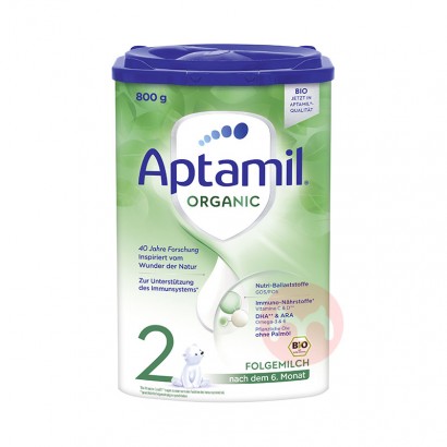 Aptamil ORGANIC 2, （4 x 800g）