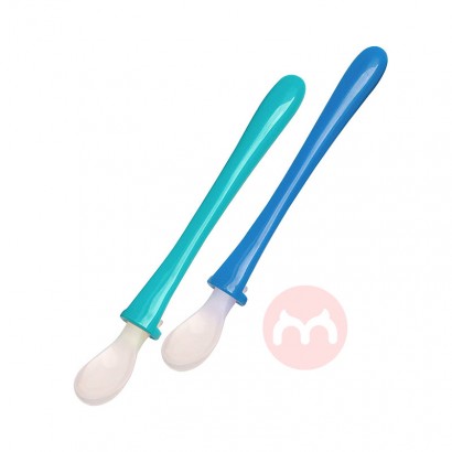 primamma Softlöffel, weicher und flexibler Fütterlöffel zum Füttern und selbst Halten, Breilöffel im 2er Set, ab 6 Monate, für Jungen