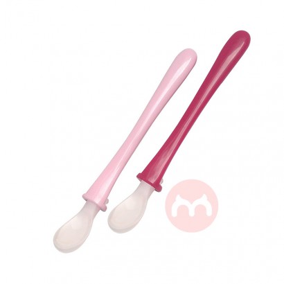 primamma Softlöffel, weicher und flexibler Fütterlöffel zum Füttern und selbst Halten, Breilöffel im 2er Set, ab 6 Monate, für Mädchen