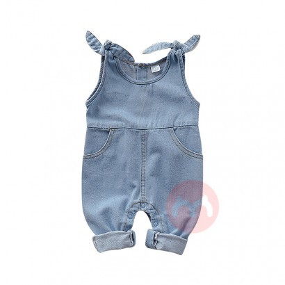JINXI Cute Denim Jumpsuit