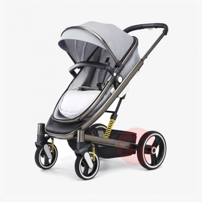 BEBELUX Drei -in -Einen faltbare Babywagen