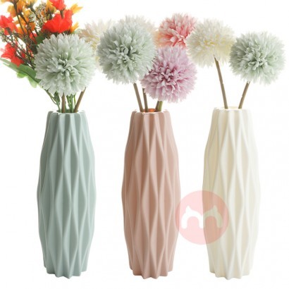 Nordische Plastikvase Kunststoff Vase Dekoration