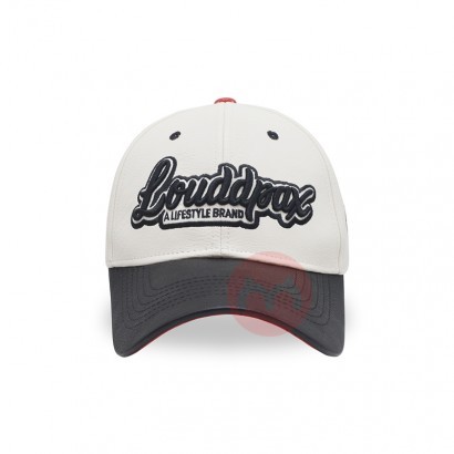 UMOK PU Leder gewöhnliche Unisex Hut, verstellbare Struktur, bequeme Baseballmütze, einzigartige weiße Baseballmütze