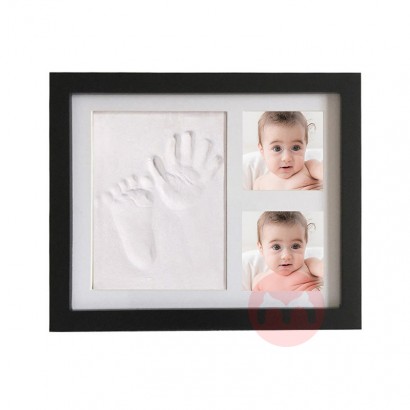 Baby Handabdrücke und Fußabdrücke Erinnerungsfotorahmen