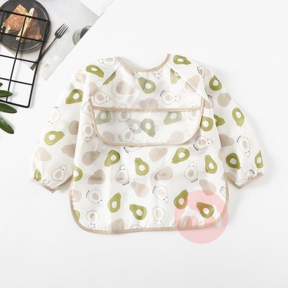 OEM lange Ärmel wasserdichte Baby lange Ärmel Lätzchen Abdeckung