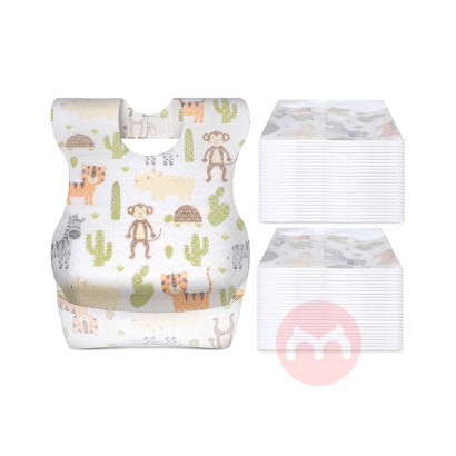 Einweg-Vlies niedliche Karikatur Baby Lätzchen 25 PCs