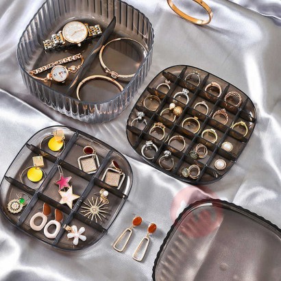 JOYBOS Anti Oxidation Drei-Schicht Schmuck Aufbewahrungsbox