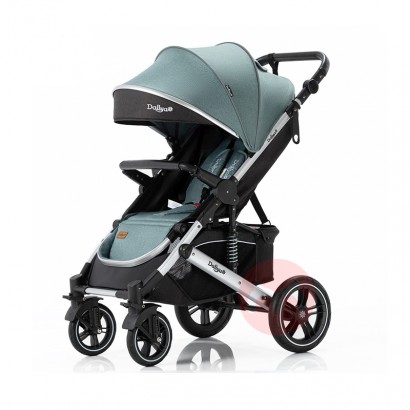 Daliya Zwei -Way -Faltable Green Kinderwagen