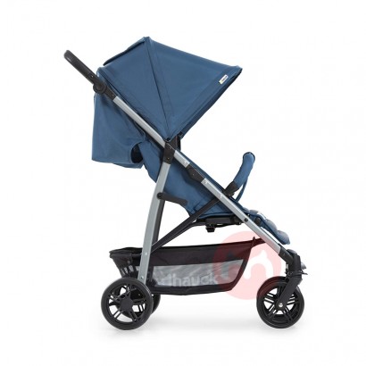 Hauck Falten tragbare Drei -in -Eins -Blau -Gray -Babywagen