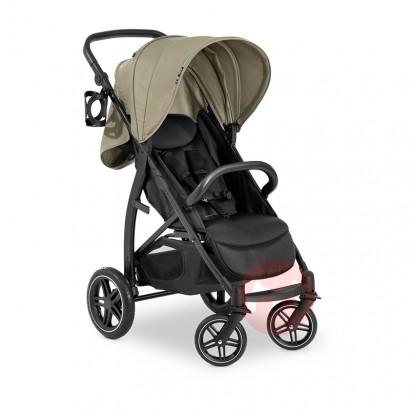 Hauck Schnellklapper großer Reifen olivgrüner Babywagen