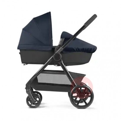 Cybex Blaue Kombination aus drei in einem Säuglingswagen